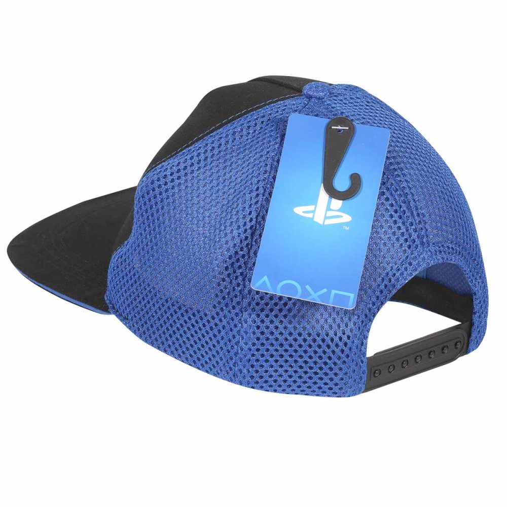 PlayStation - Katakana Logo Hysteresenkappe - Schwarz/Blau